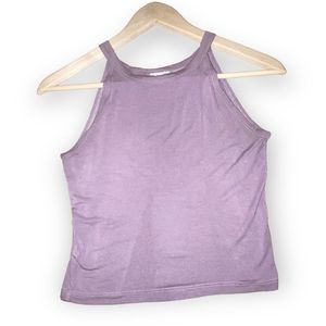 Freeloader Purple Sleeveless Midriff crop Top